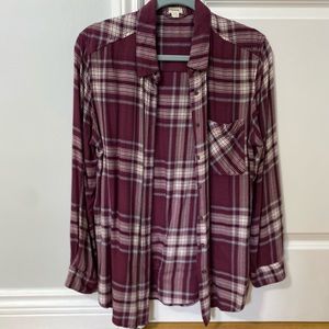 Button up flannel shirt from Garage